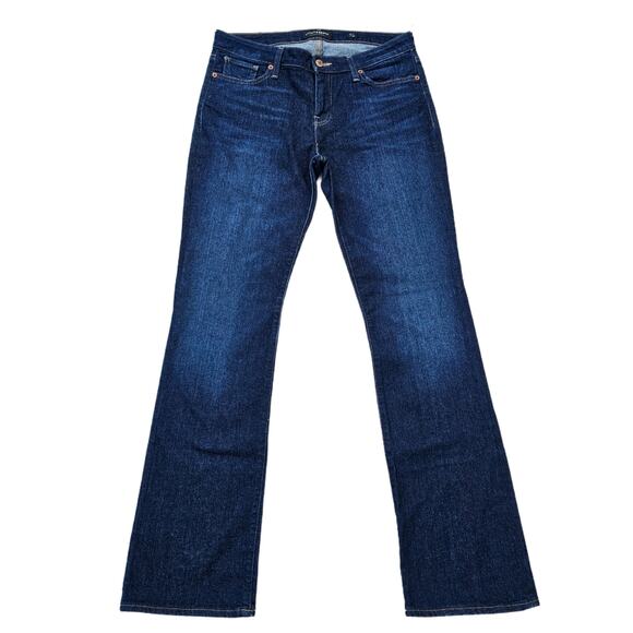 Bootcut Jeans Lucky Brand Lolita Size 8 / 29 Dark Wash Stretch Denim Women EUC - Picture 1 of 10